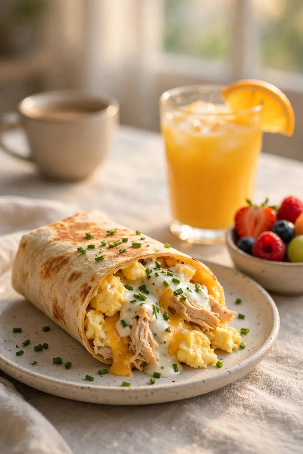 chicken garlic cream wraps 21