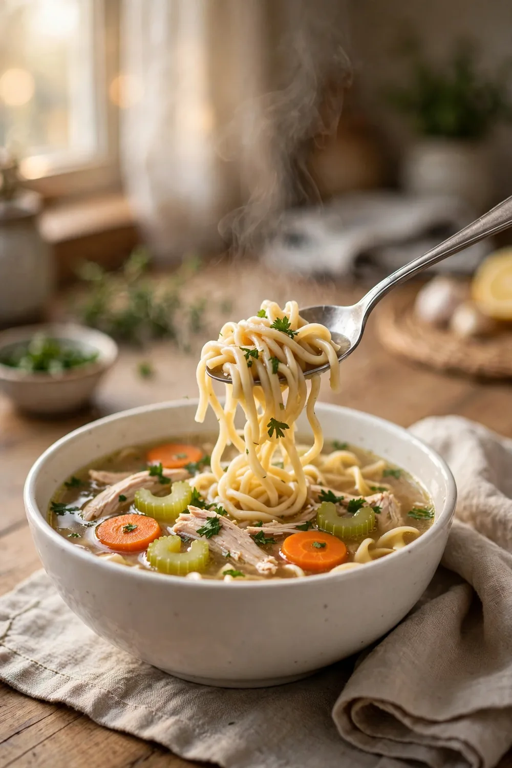 Chicken noodle soup