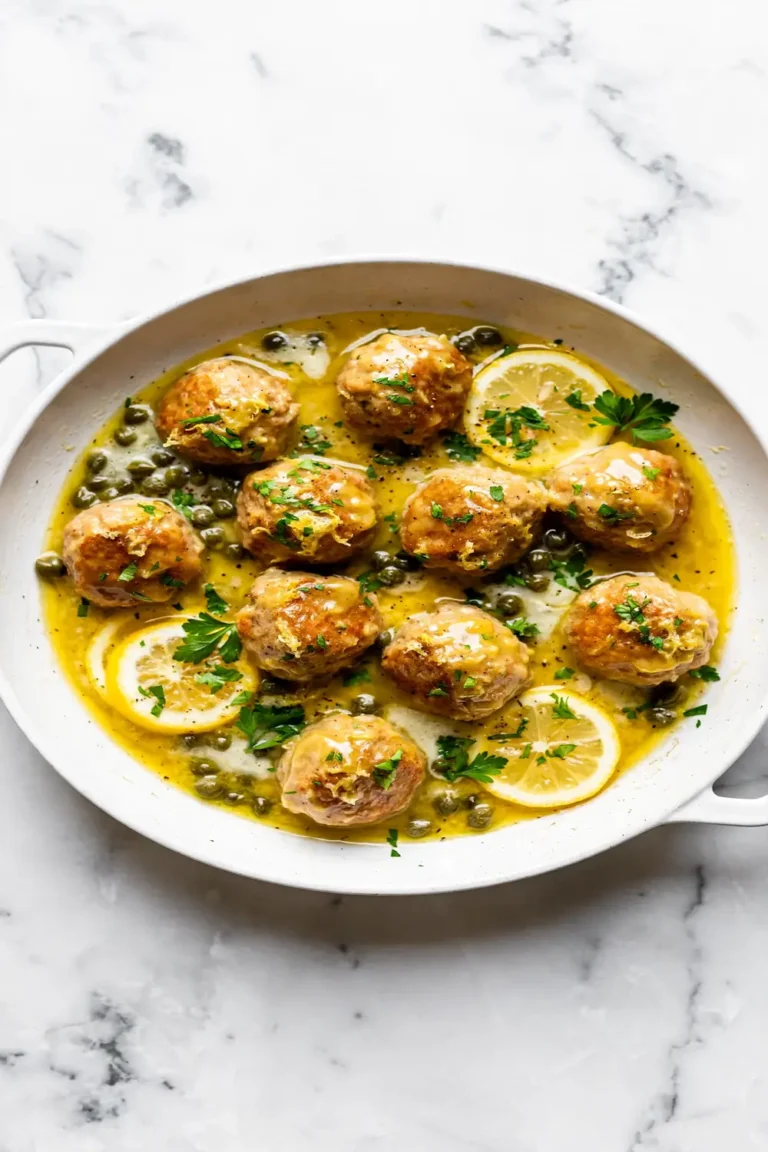22 Juicy Chicken Piccata Meatballs You’ll Absolutely Love