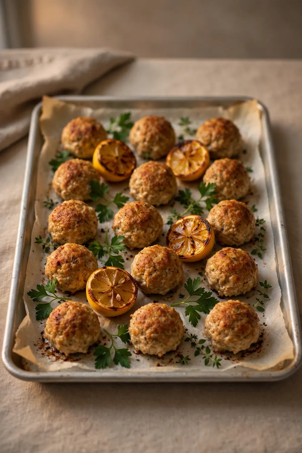 Lemon caper meatballs 04