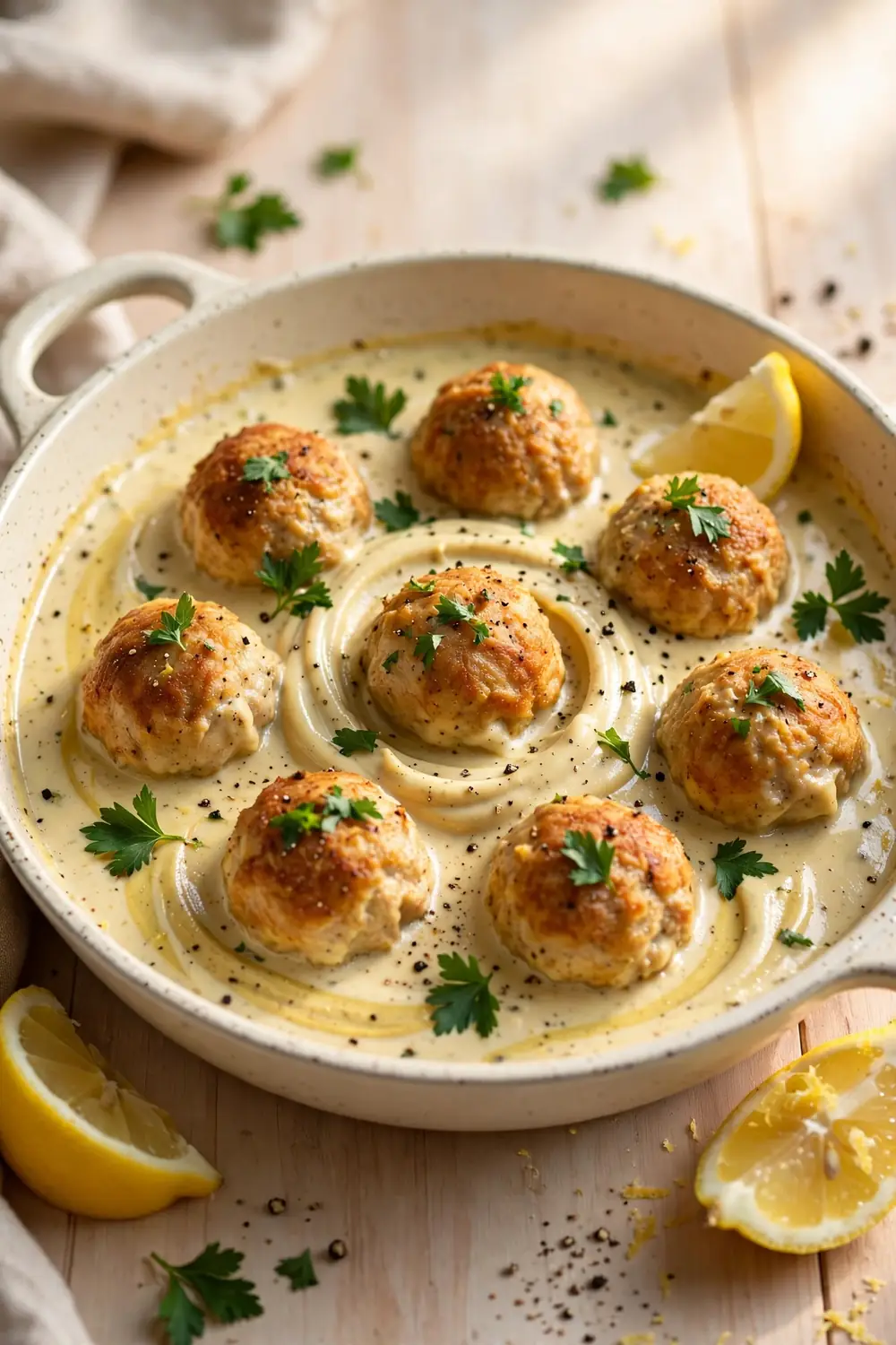 Lemon caper meatballs 16