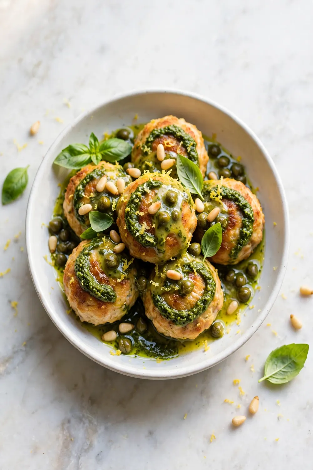 Lemon caper meatballs 17
