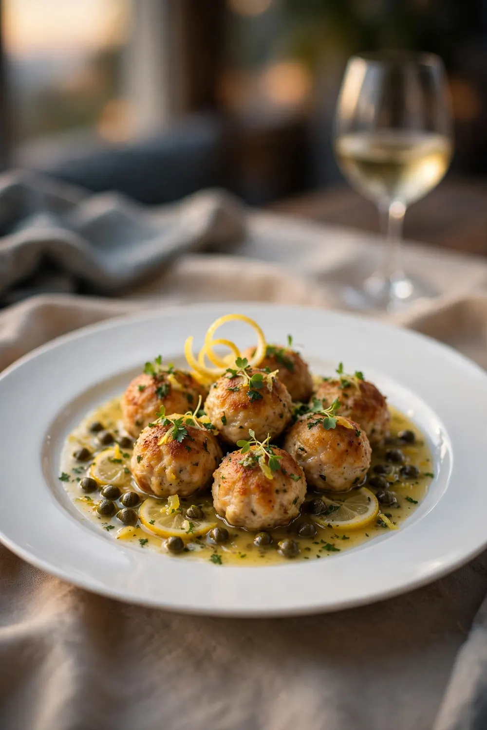 Lemon caper meatballs 20