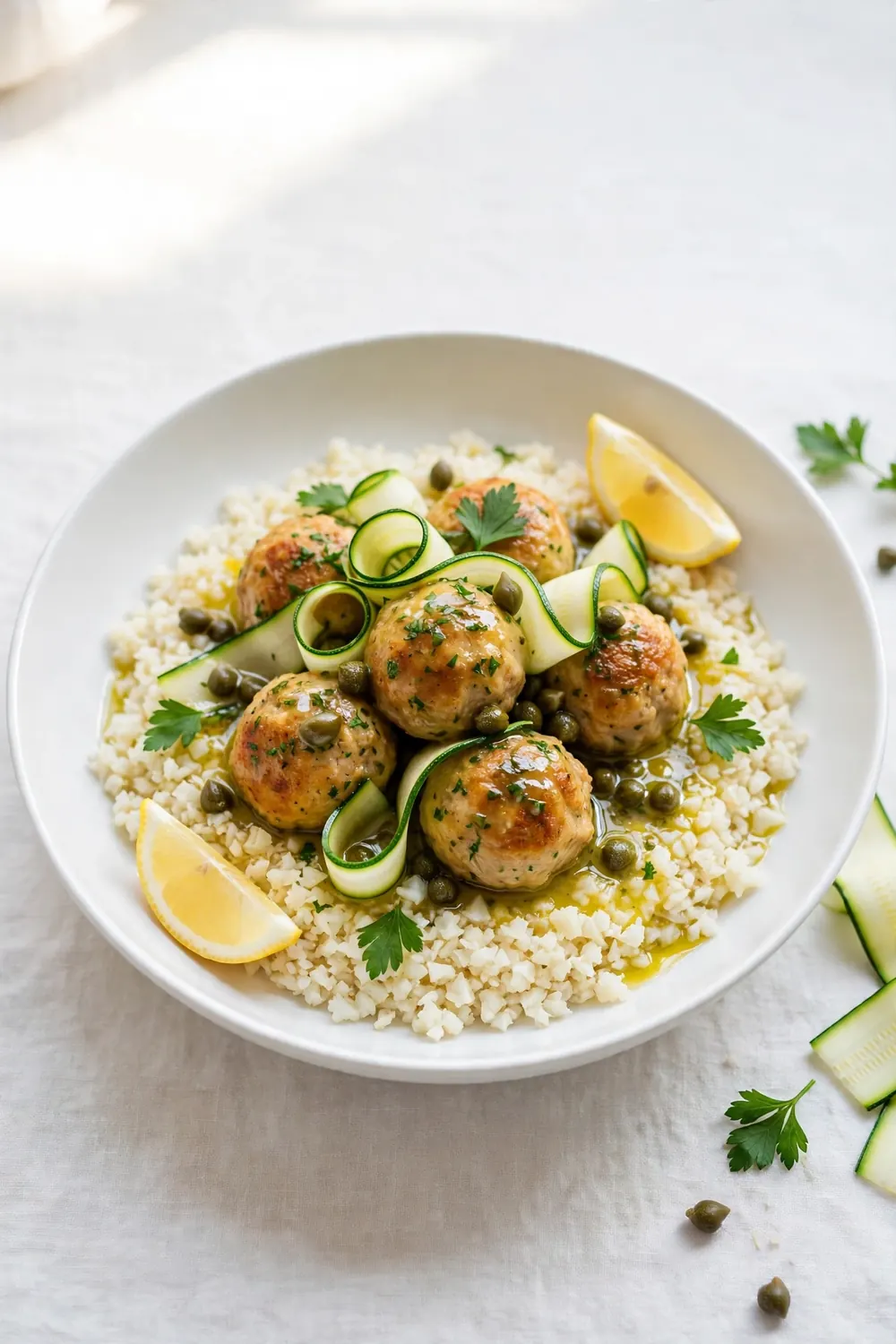 Lemon caper meatballs 21