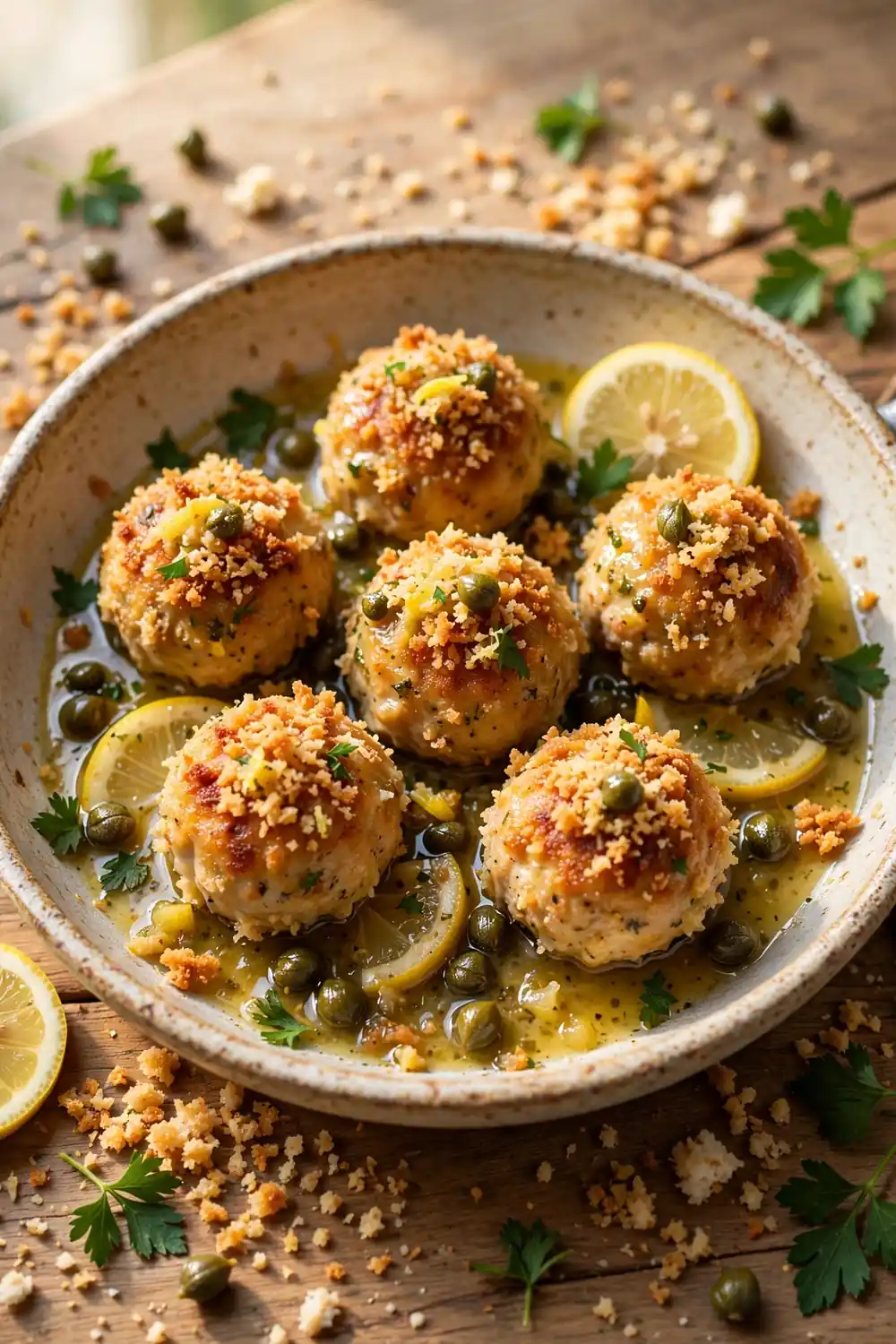 Lemon caper meatballs 22