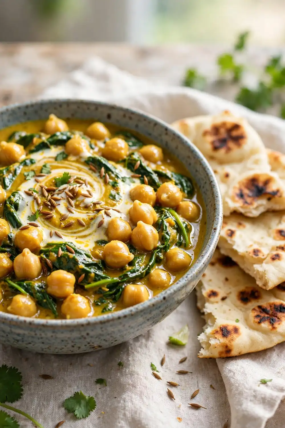 Spinach Chickpea Curry