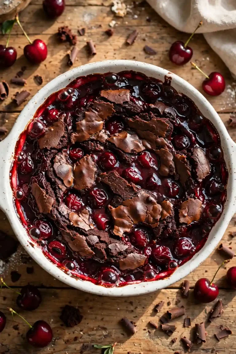 chocolate cherry dump cake 01