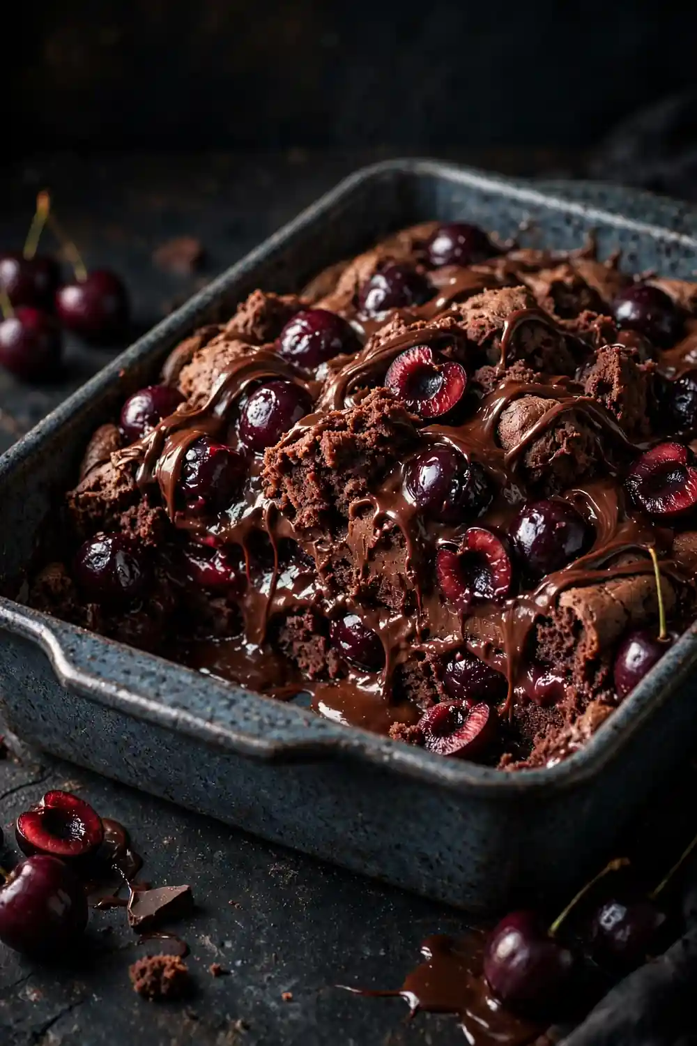 chocolate cherry dump cake 04