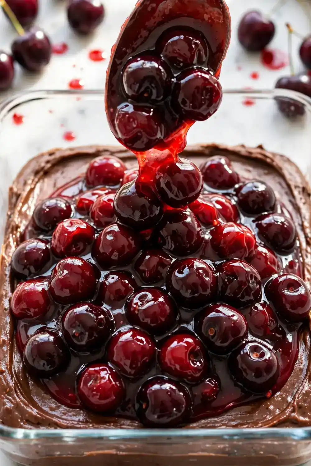 chocolate cherry dump cake 09