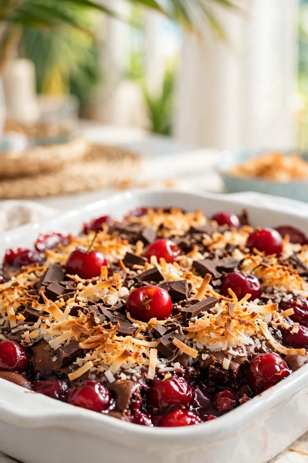 chocolate cherry dump cake 12
