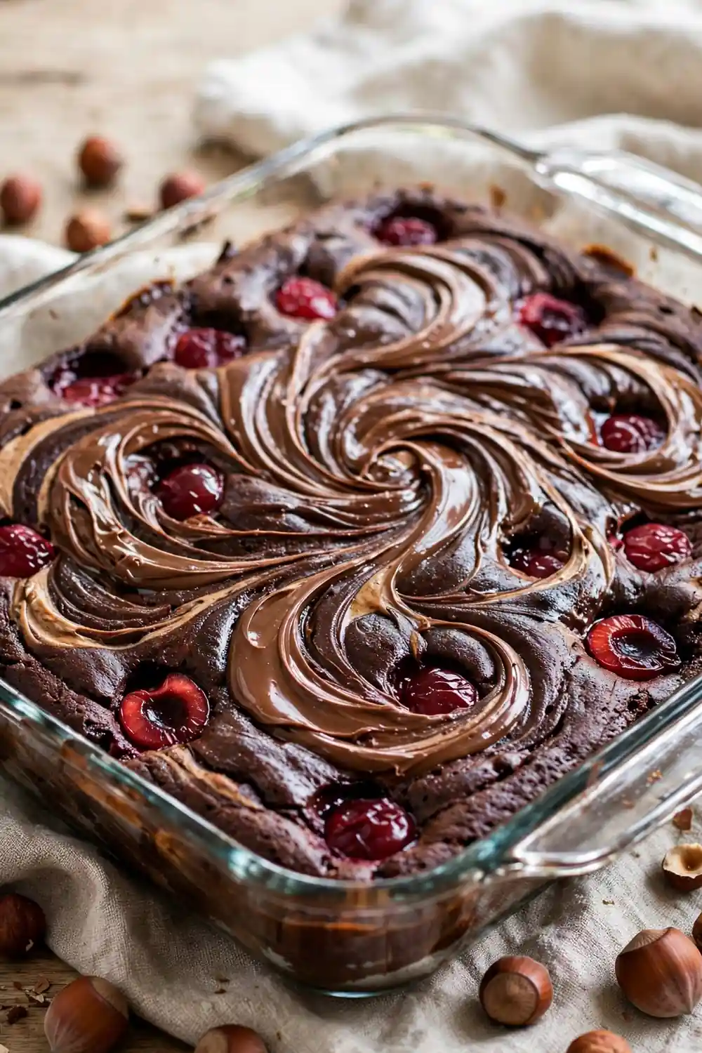 chocolate cherry dump cake 17