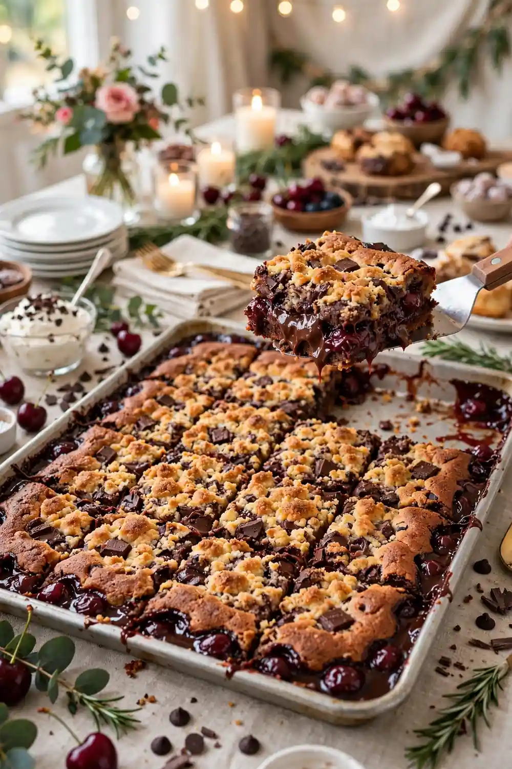 chocolate cherry dump cake 21
