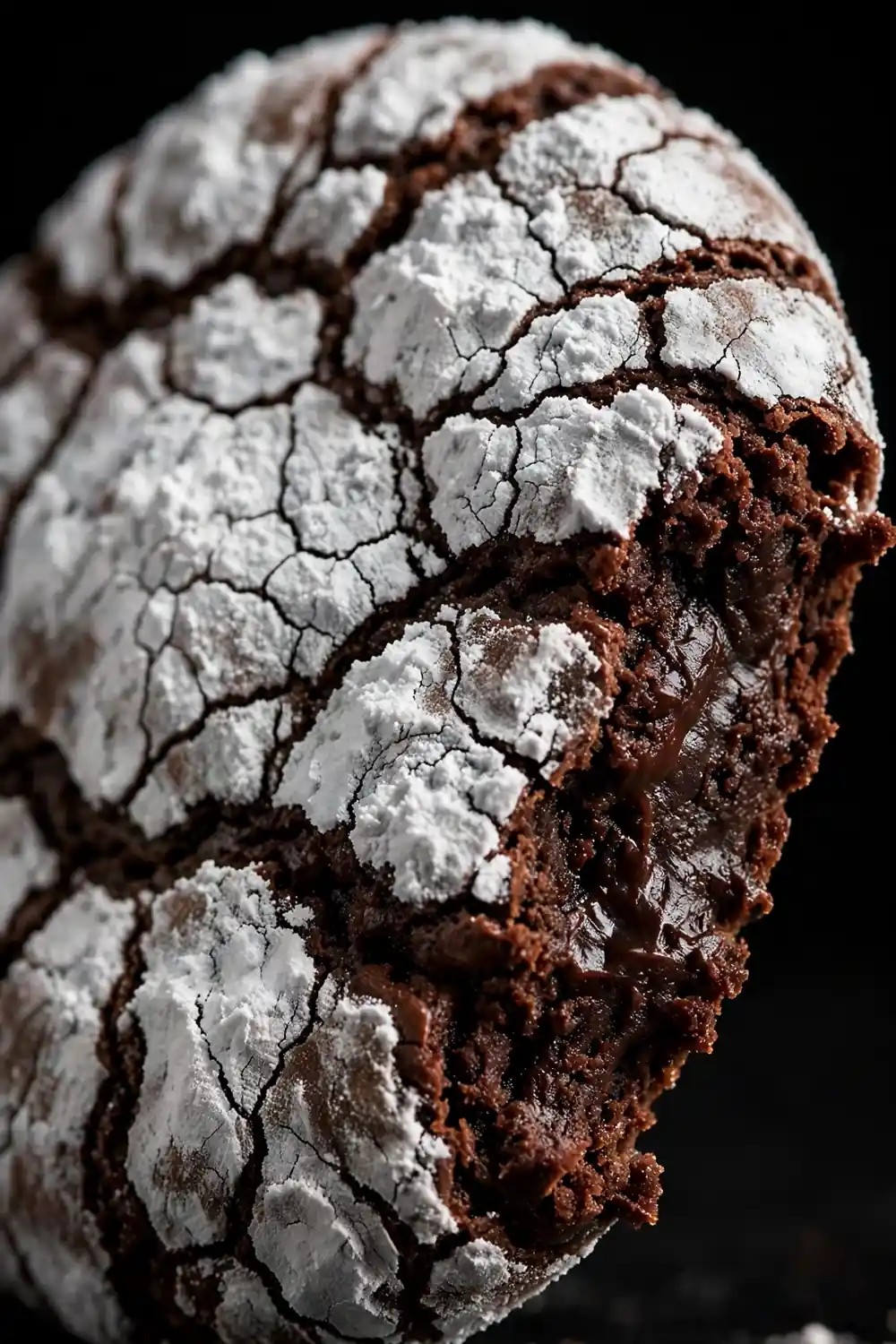 Chocolate crinkle cookies