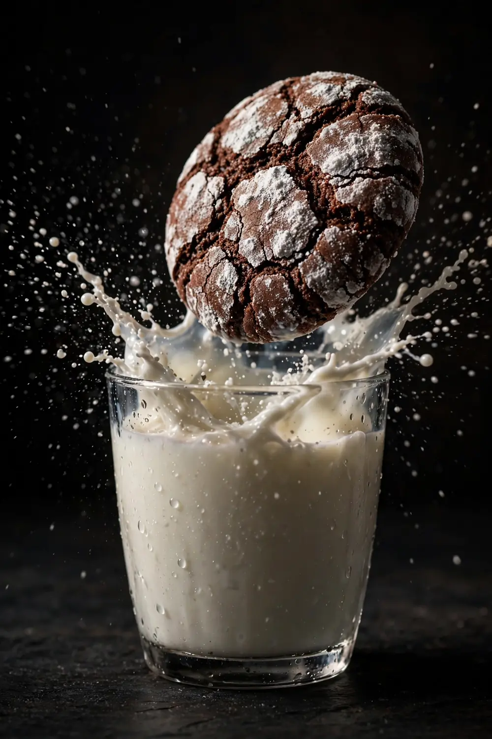 Chocolate crinkle cookies