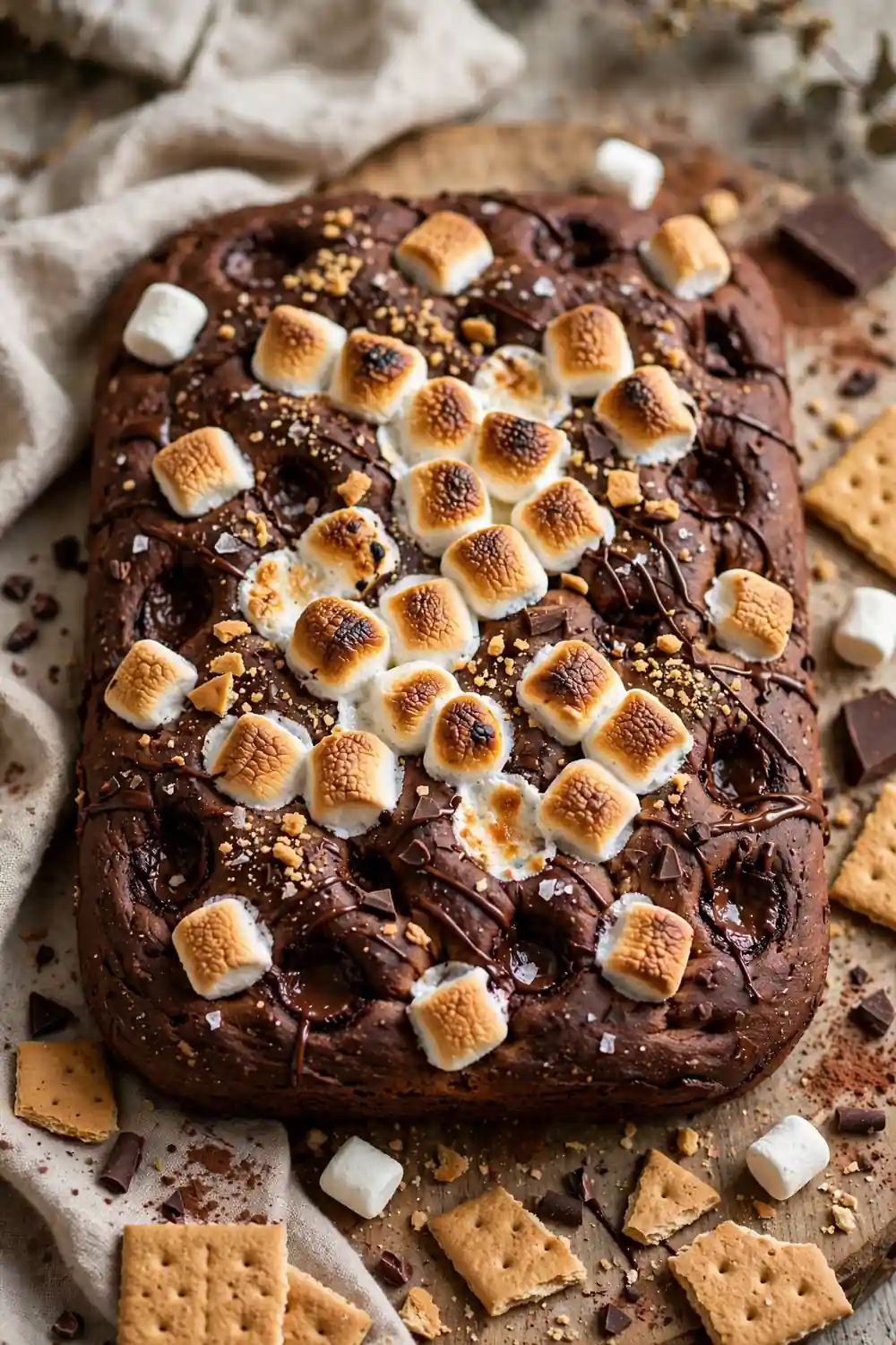 Chocolate focaccia