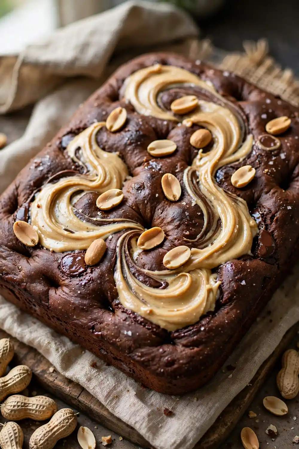 Chocolate focaccia