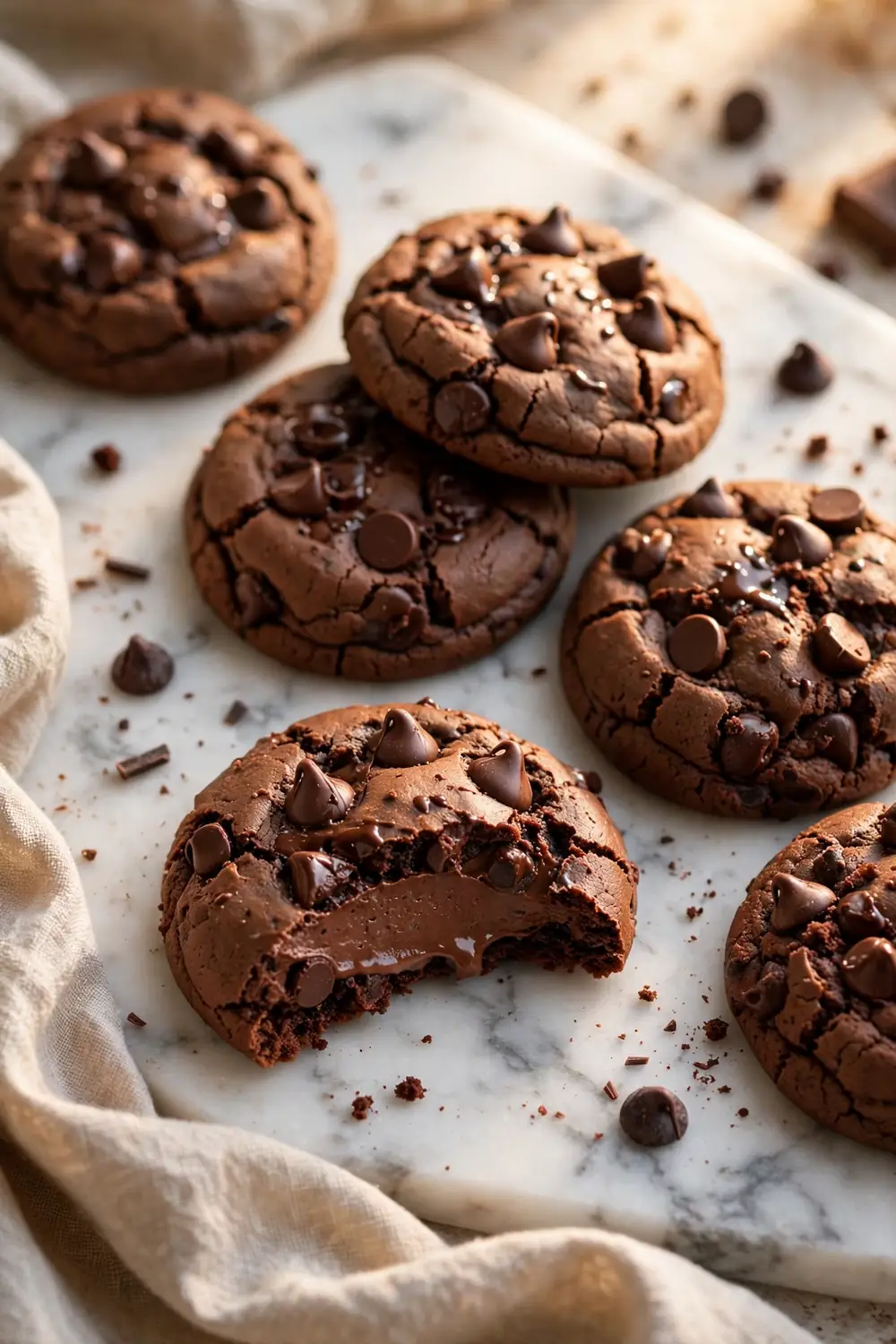 Chocolate mousse cookies
