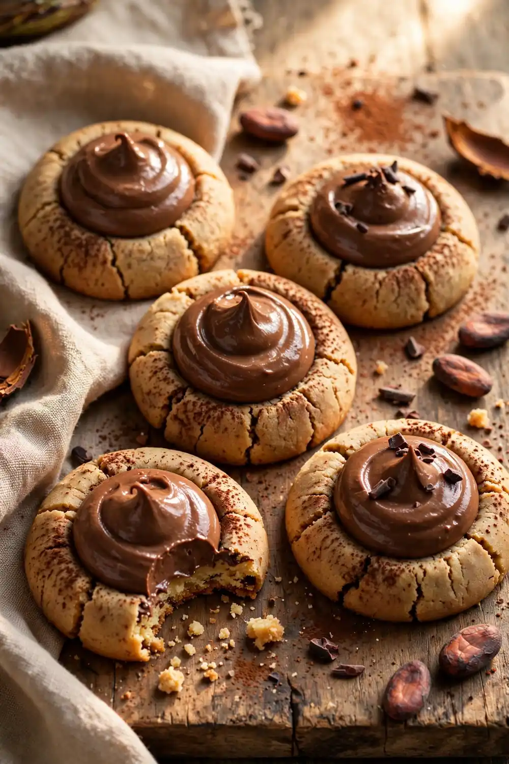 Chocolate mousse cookies