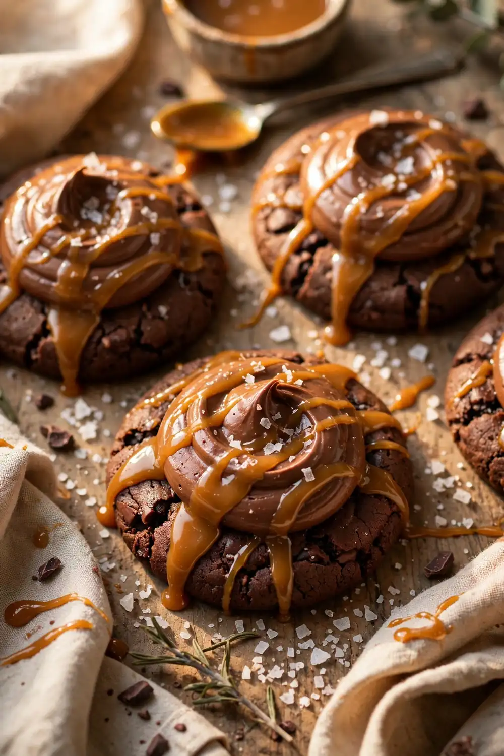 Chocolate mousse cookies