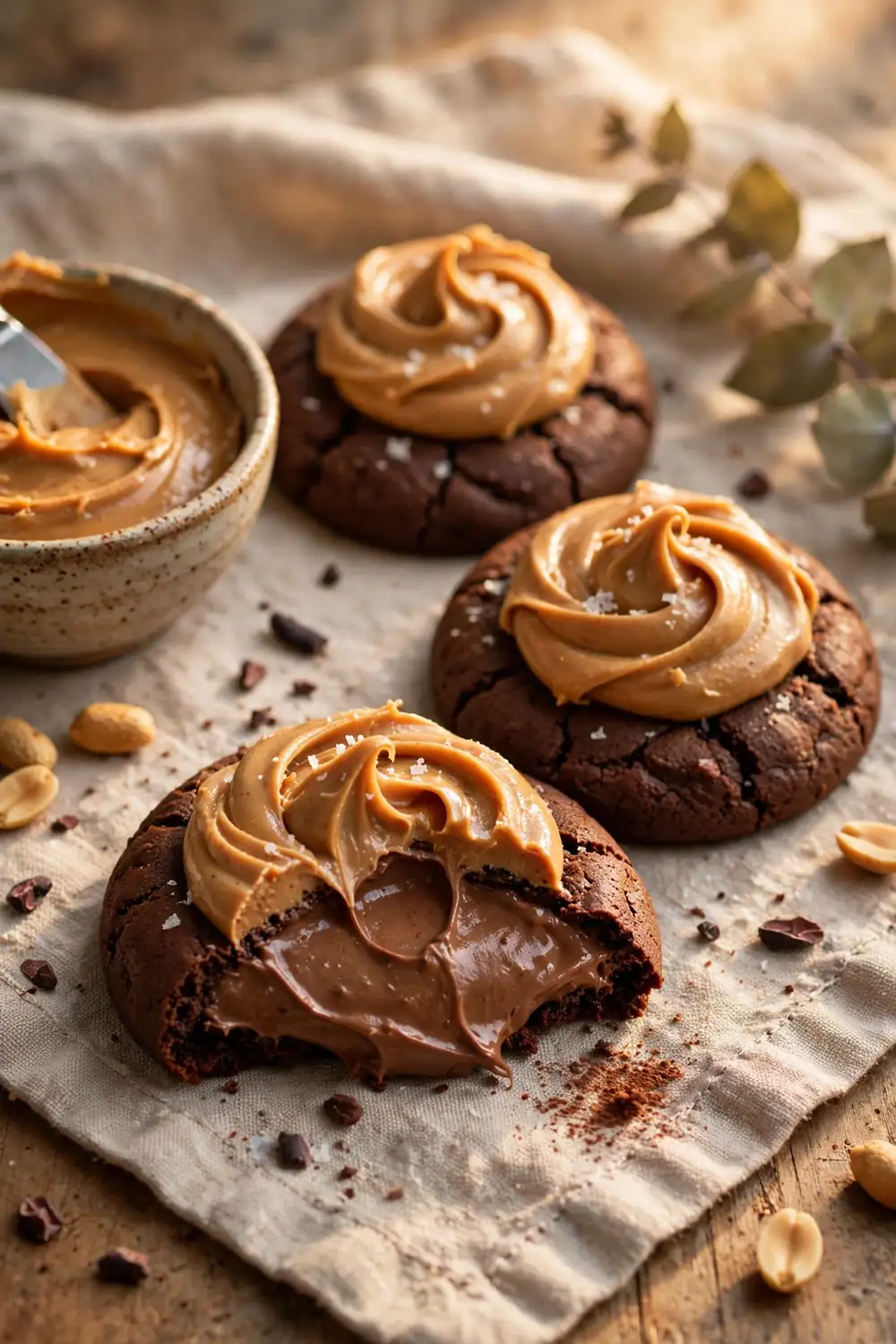 Chocolate mousse cookies