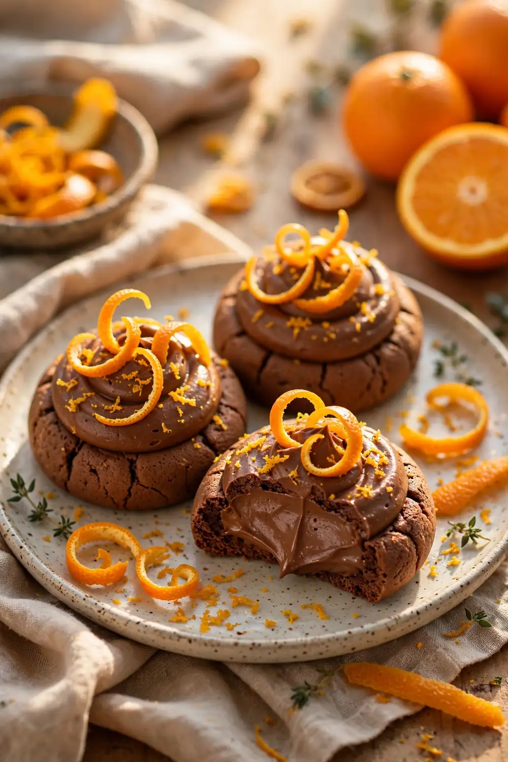 Chocolate mousse cookies