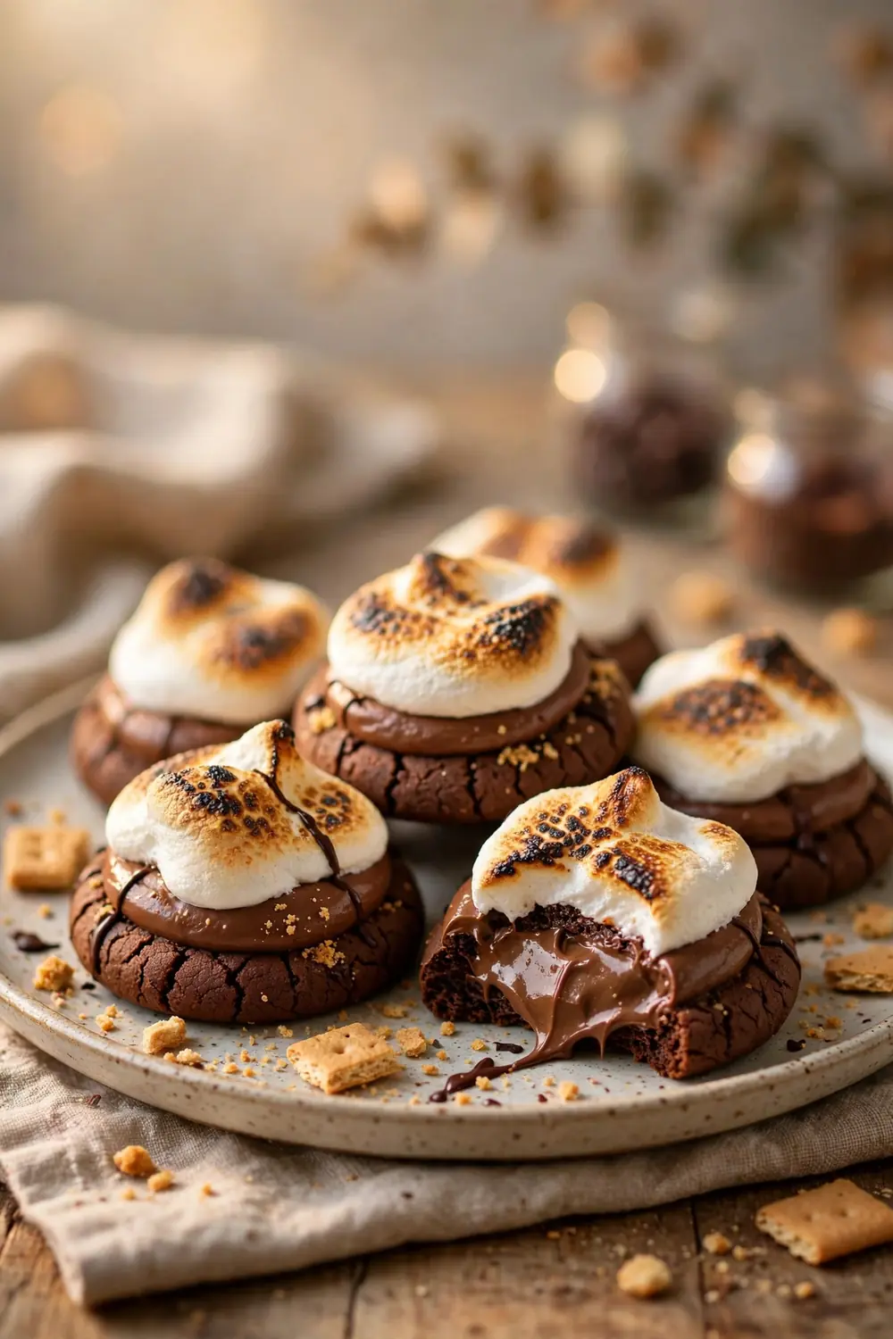 Chocolate mousse cookies