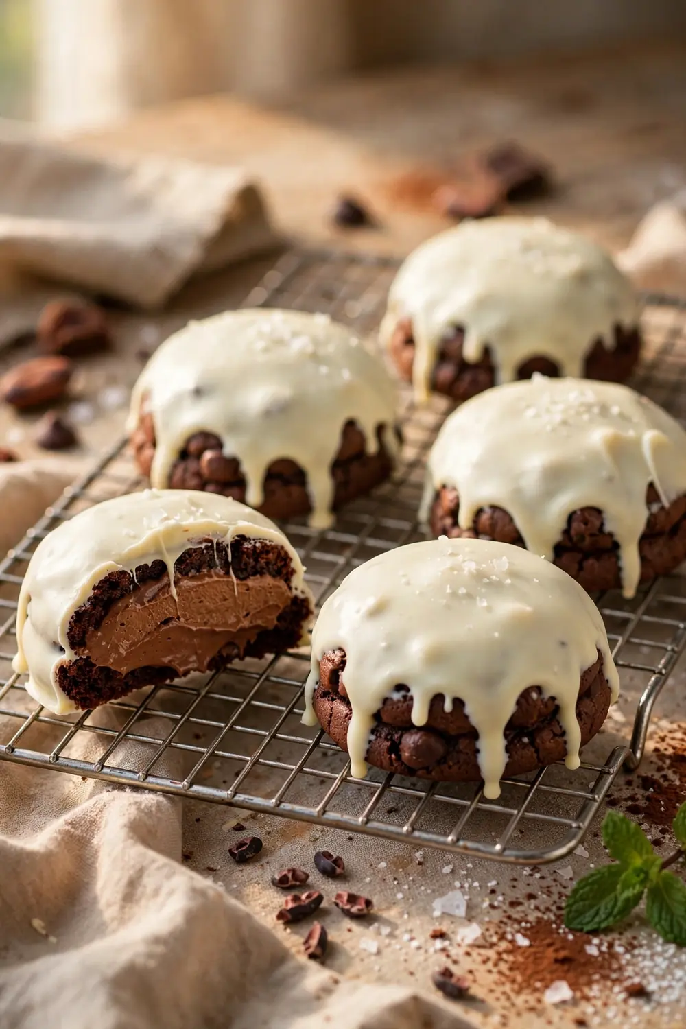 Chocolate mousse cookies