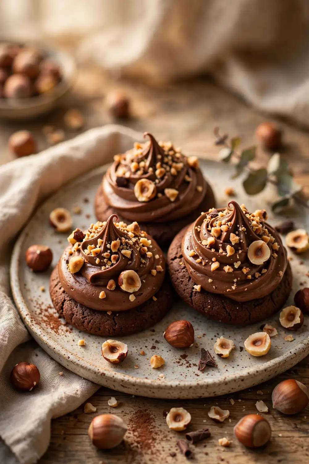 Chocolate mousse cookies