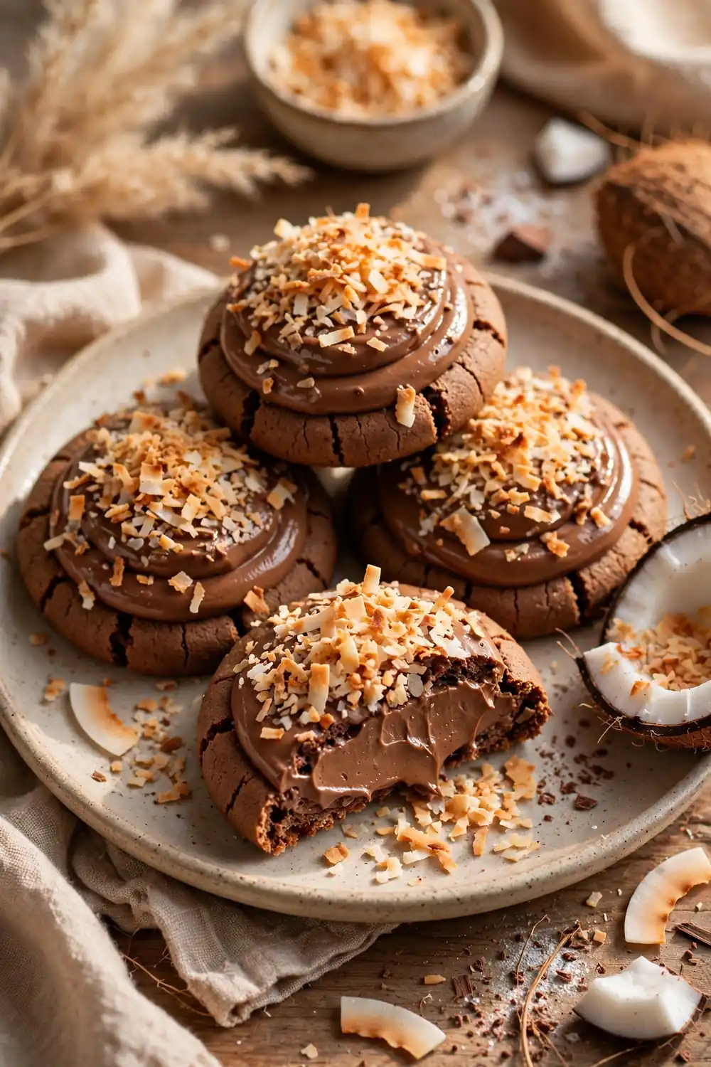 Chocolate mousse cookies