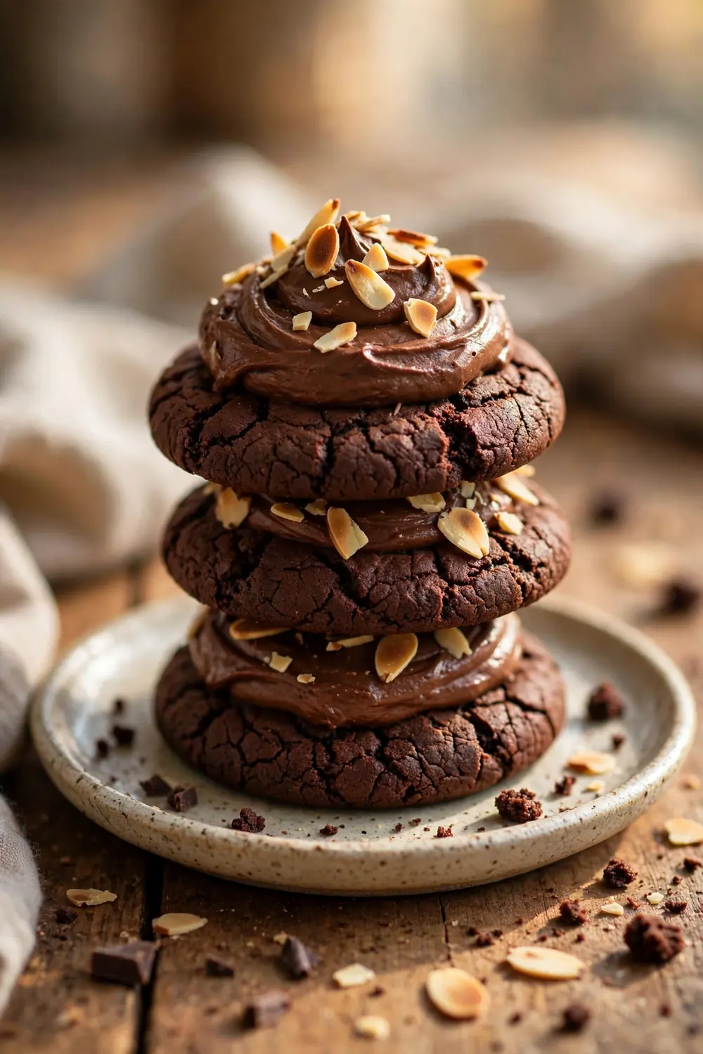 Chocolate mousse cookies