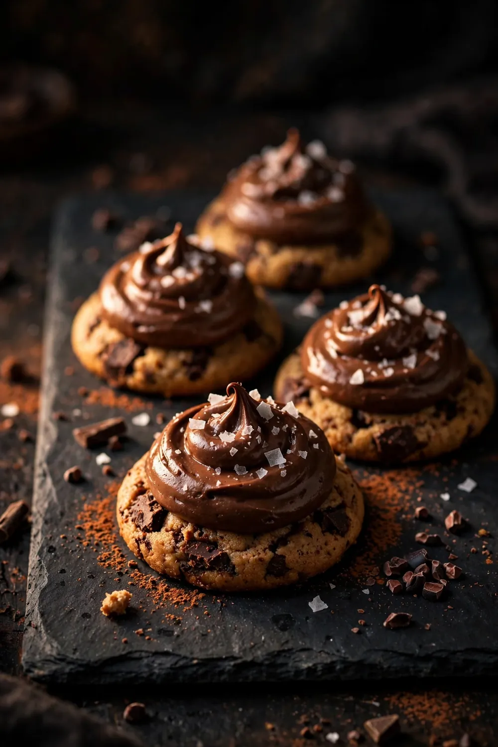 Chocolate mousse cookies