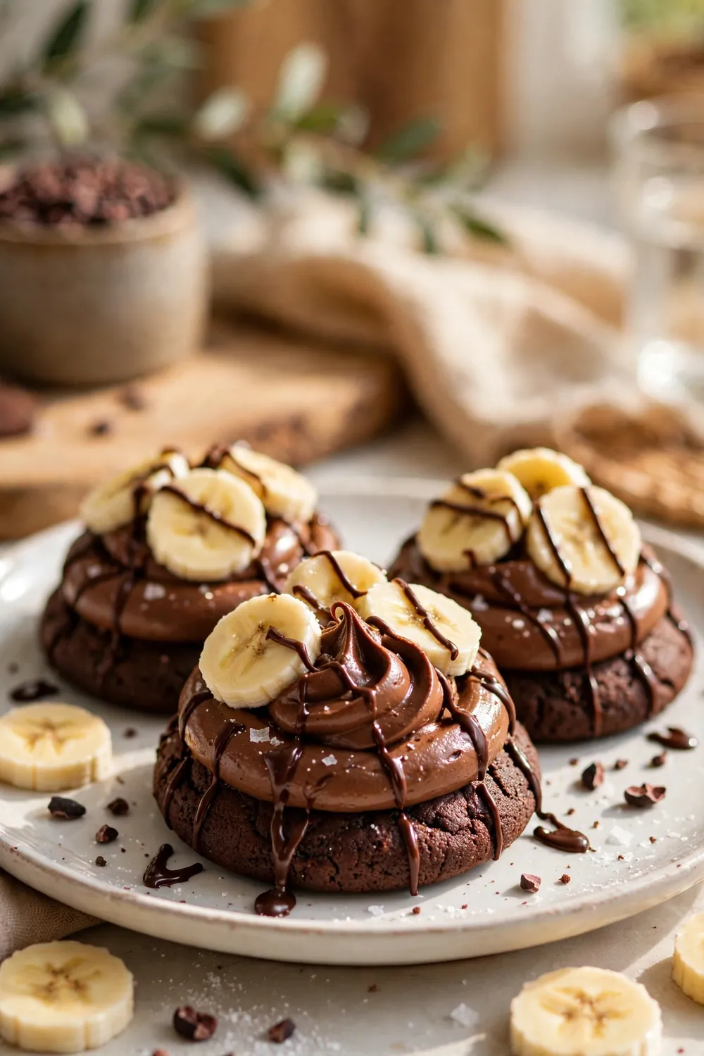 Chocolate mousse cookies