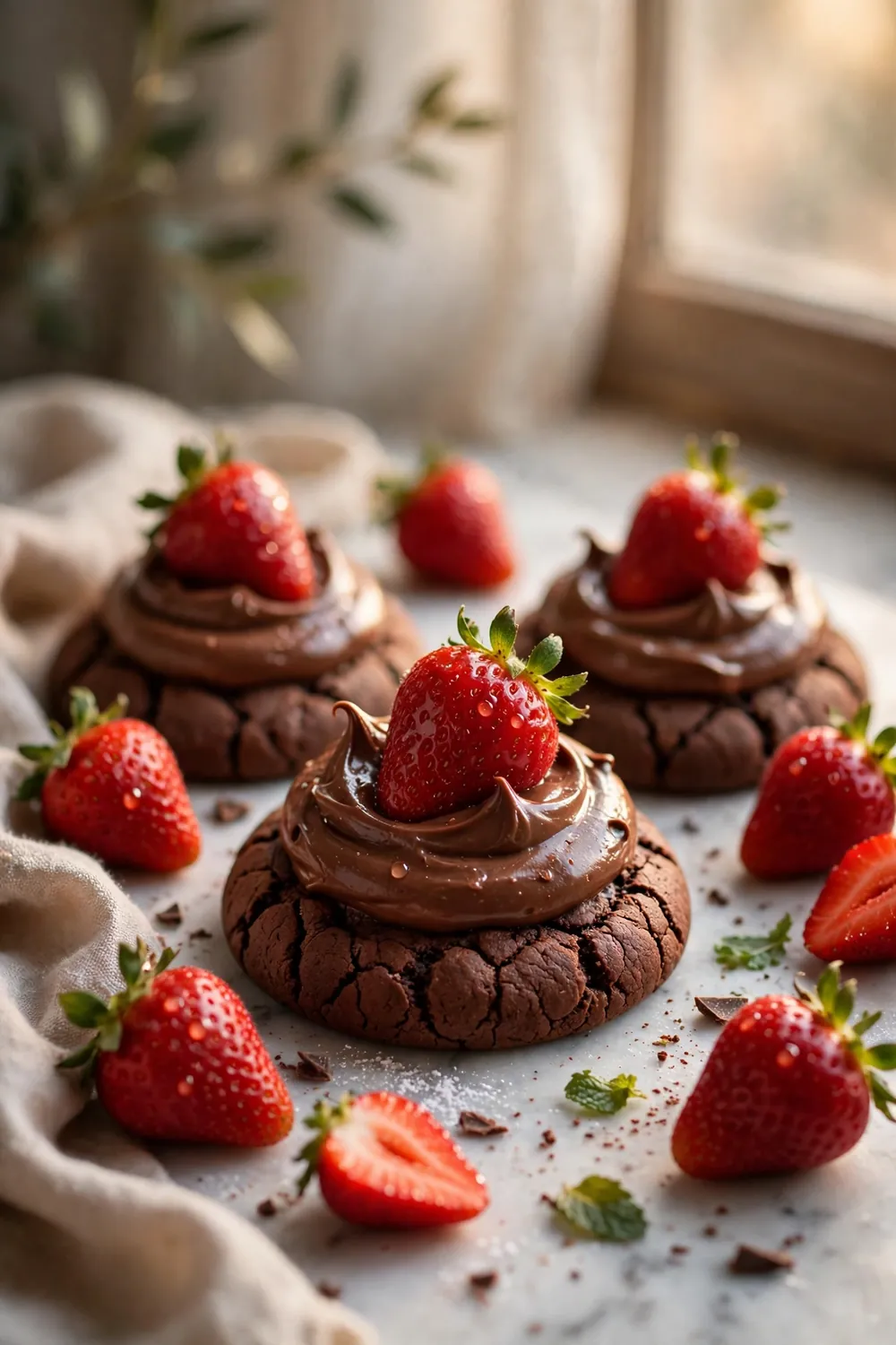 Chocolate mousse cookies