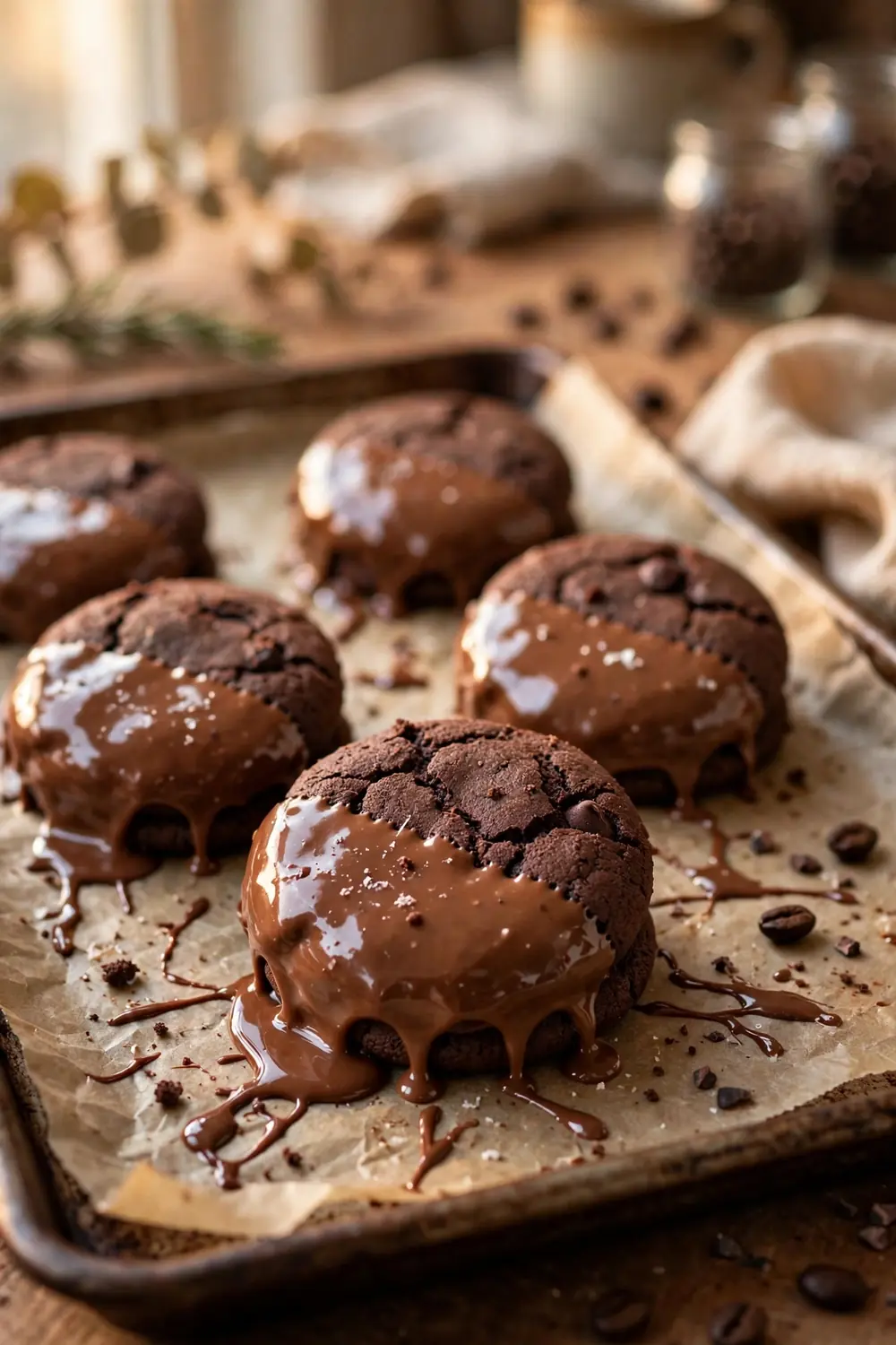 Chocolate mousse cookies