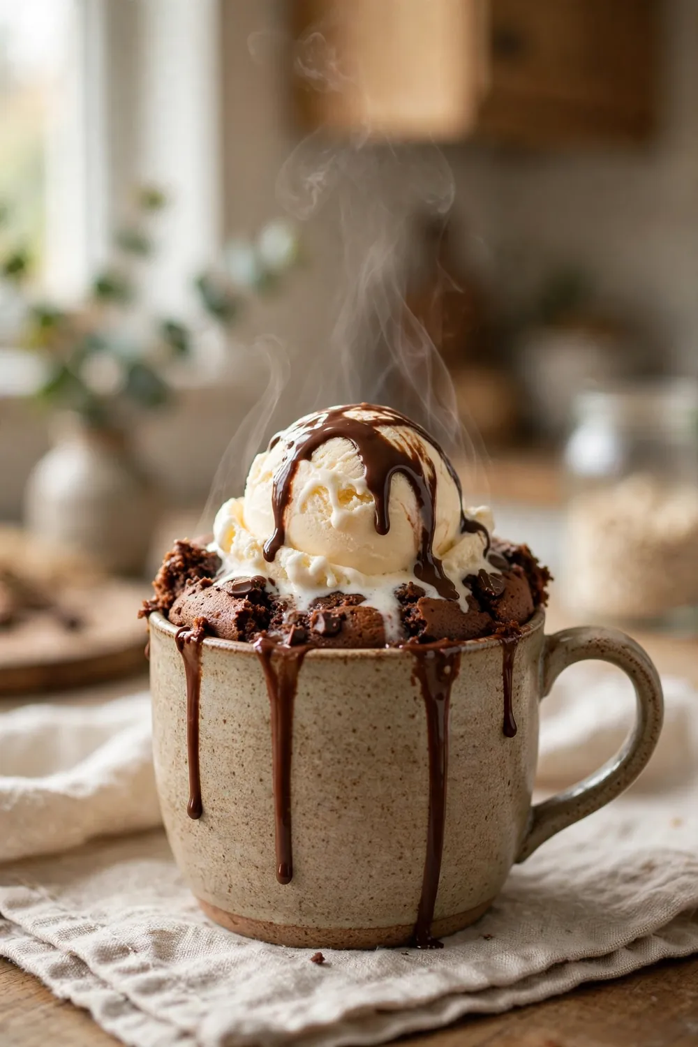 Chocolate mug cake