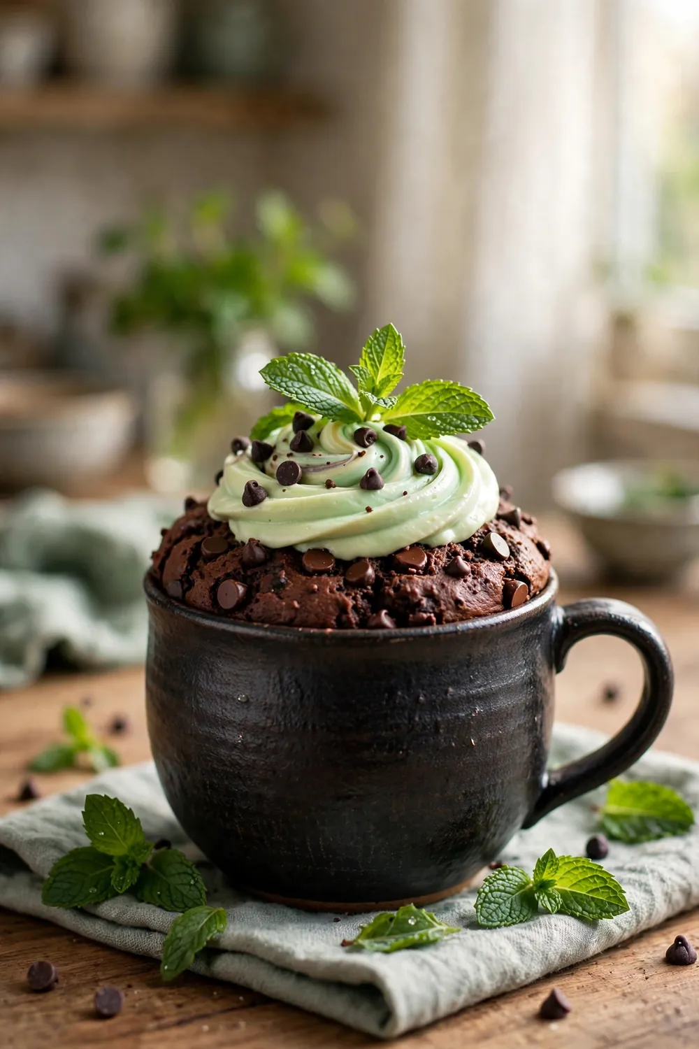 Chocolate mug cake