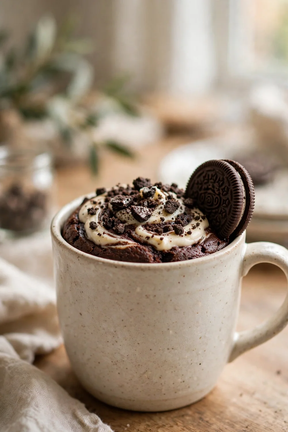 Chocolate mug cake