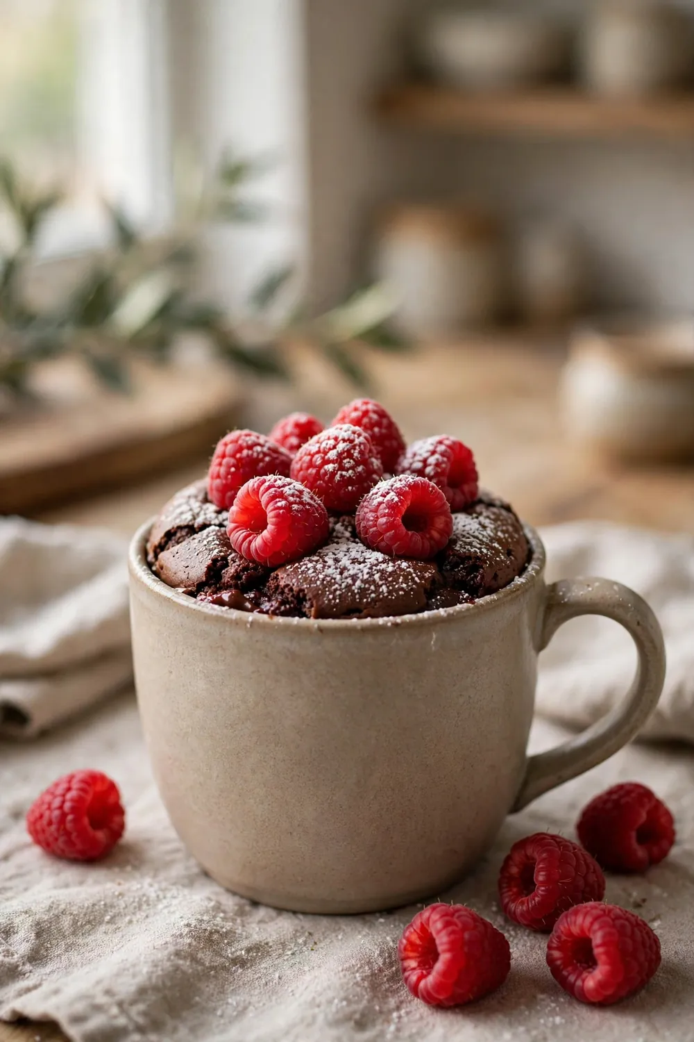 Chocolate mug cake