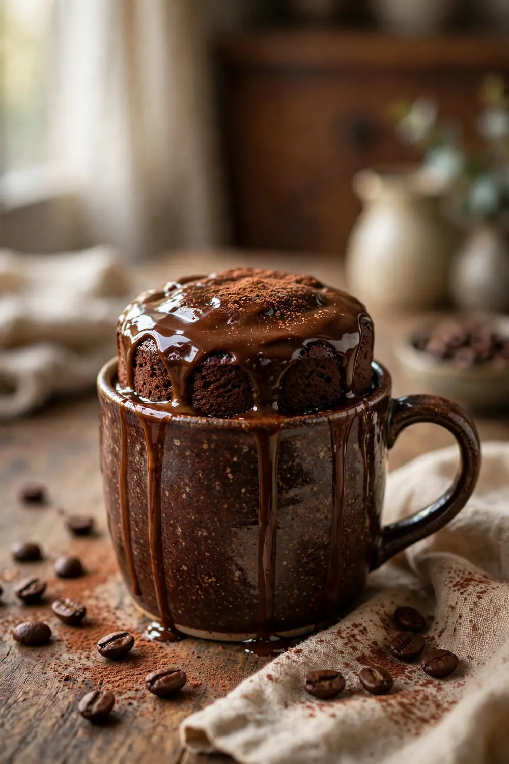 Chocolate mug cake