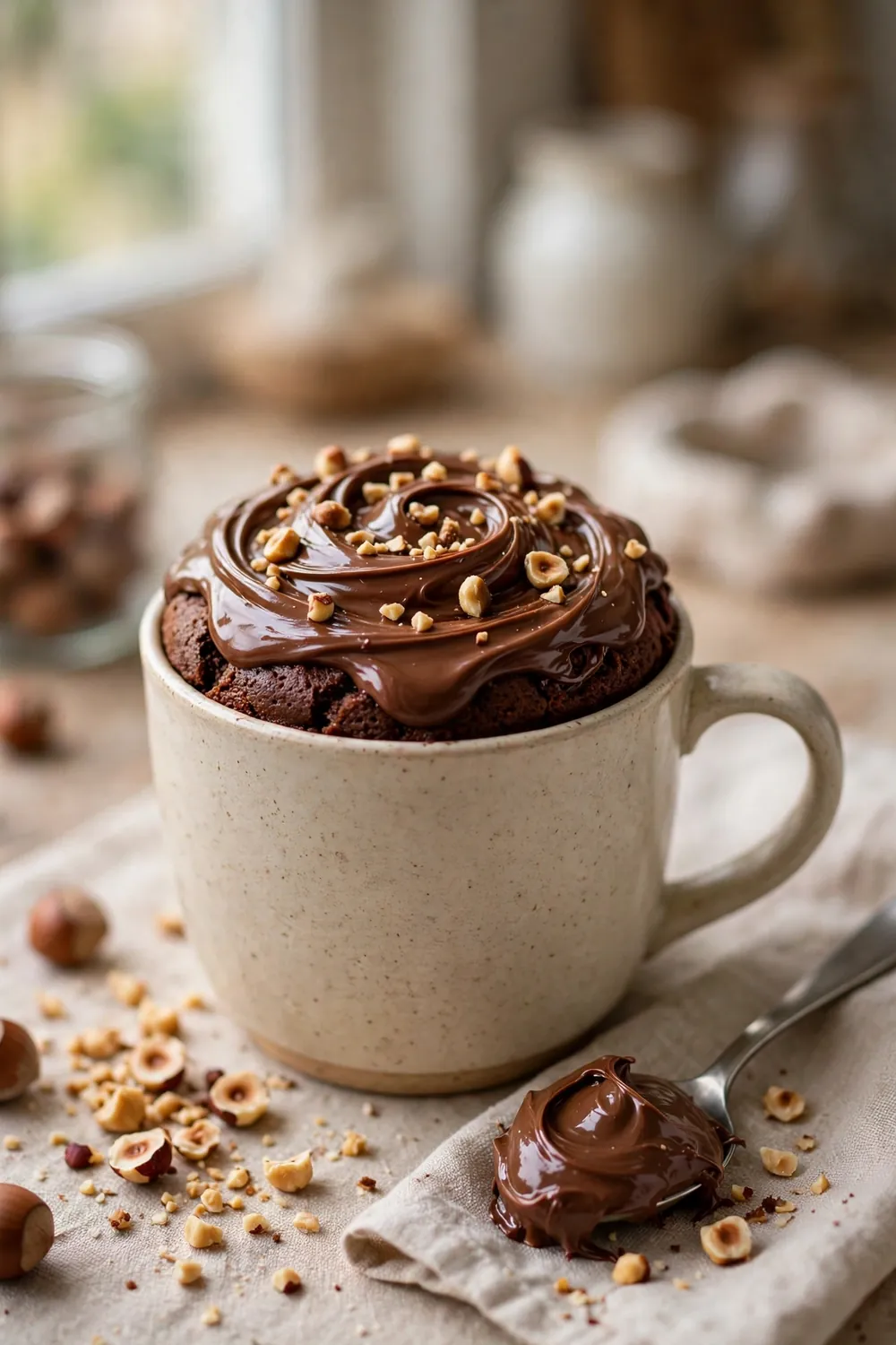 Chocolate mug cake