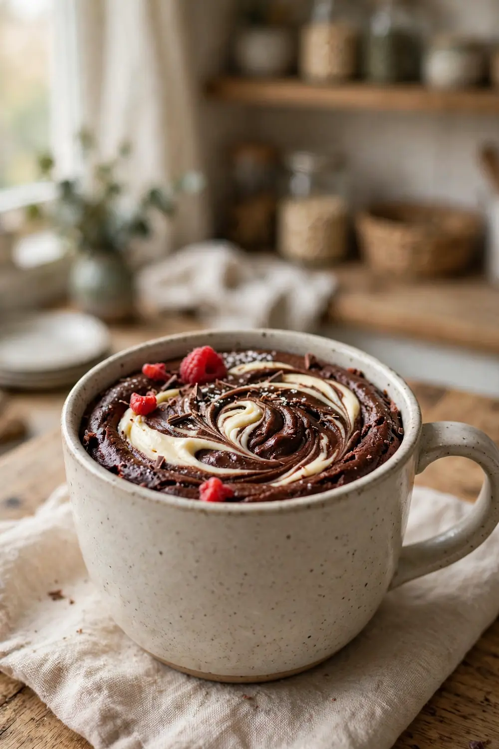 Chocolate mug cake