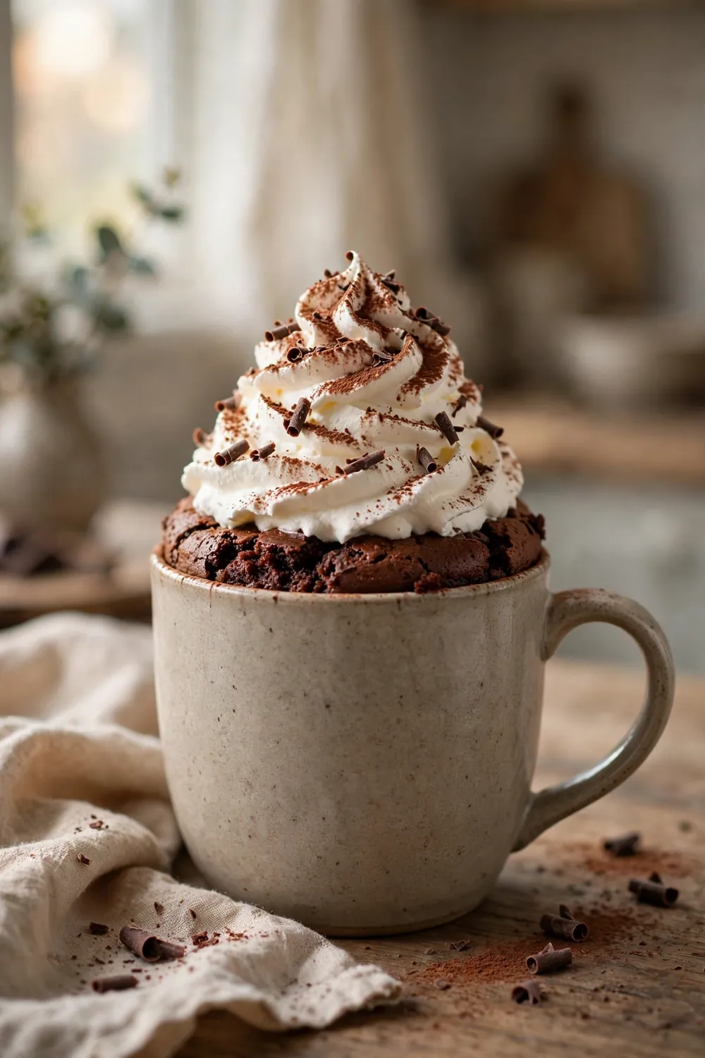 Chocolate mug cake