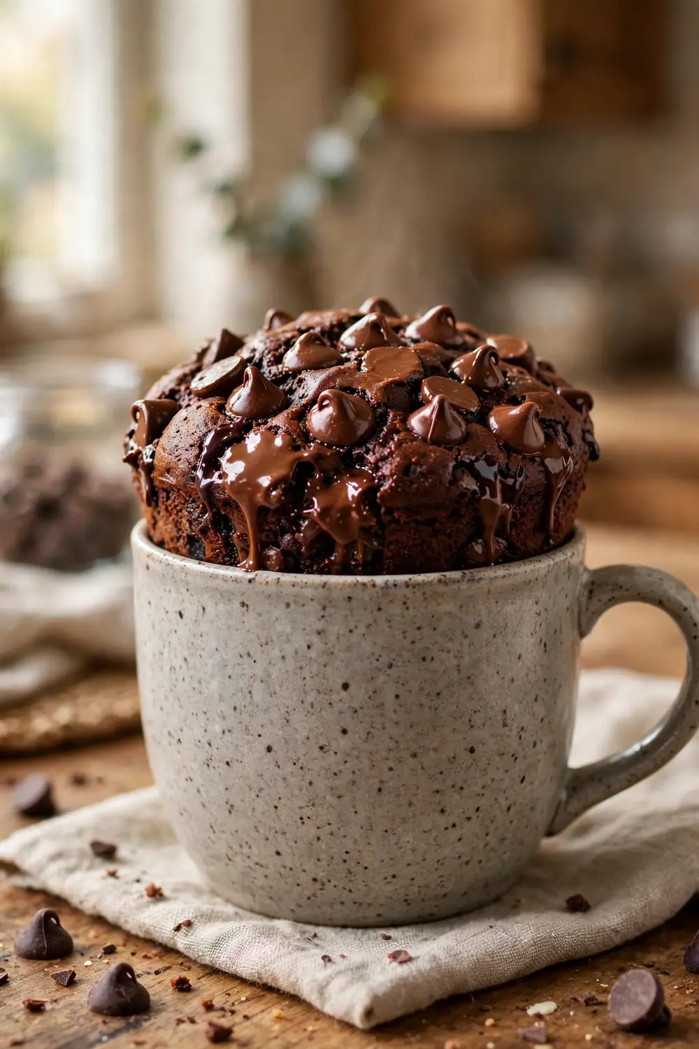Chocolate mug cake