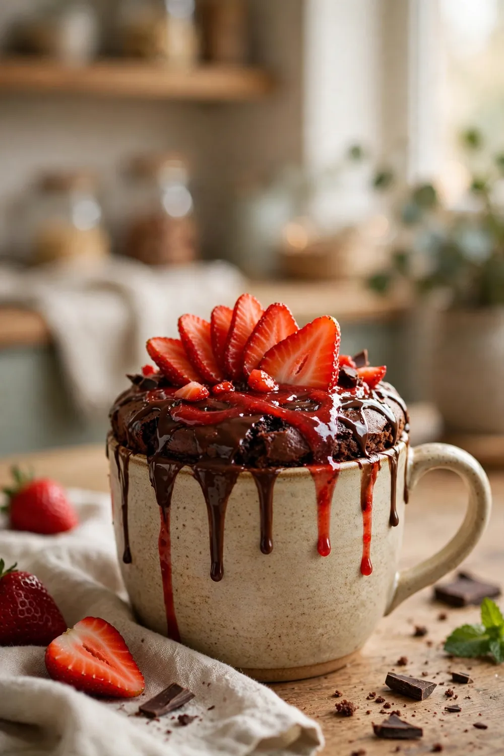Chocolate mug cake