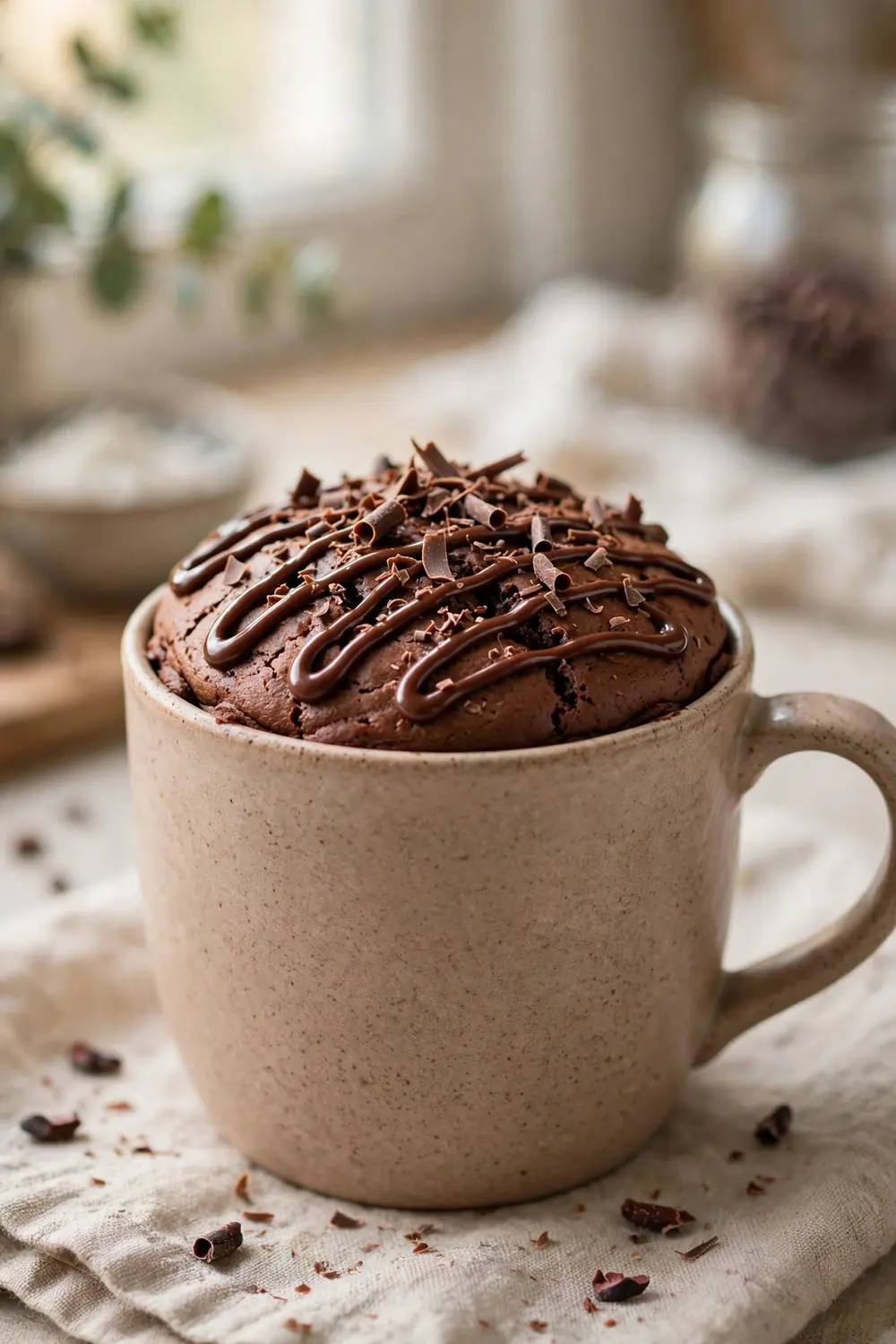 Chocolate mug cake