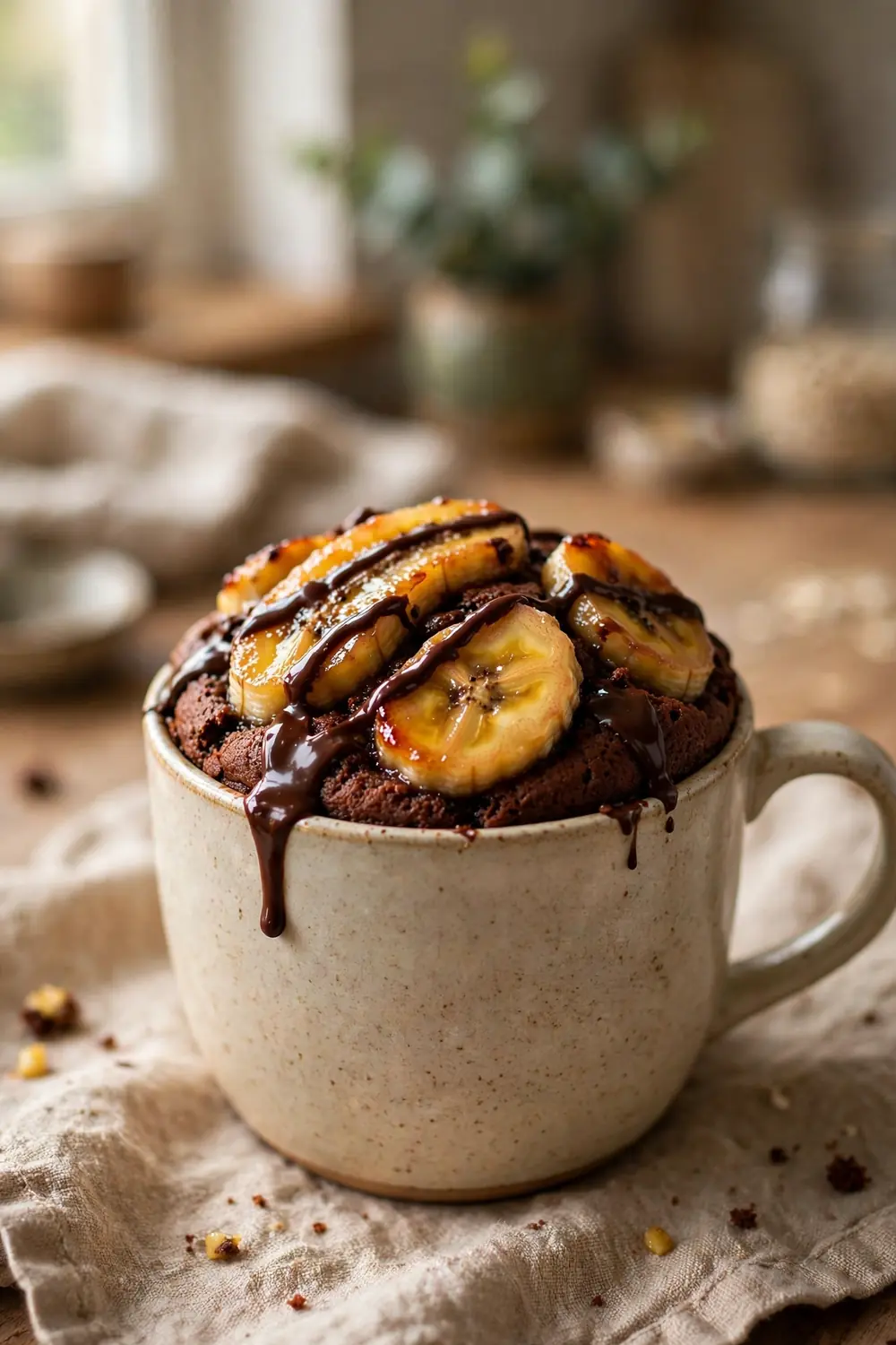 Chocolate mug cake