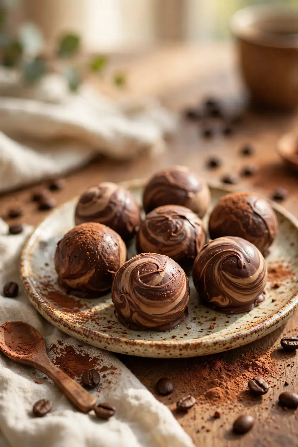 chocolate rum balls 13