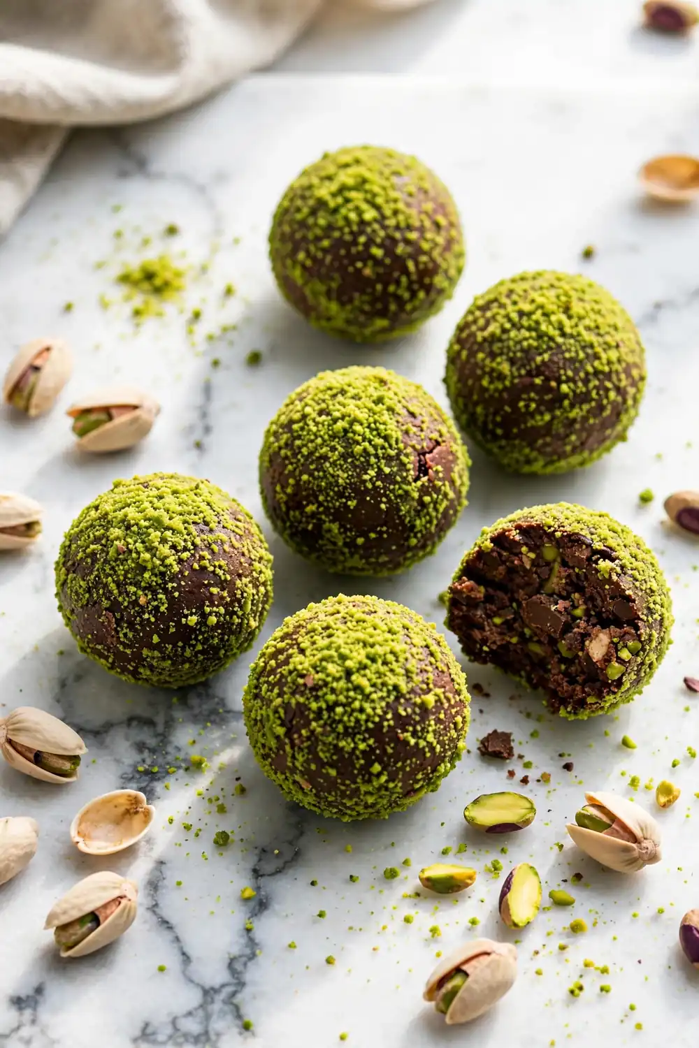 chocolate rum balls 14