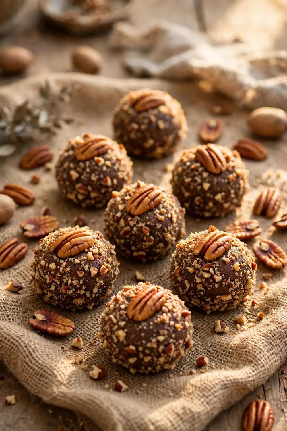 chocolate rum balls 18