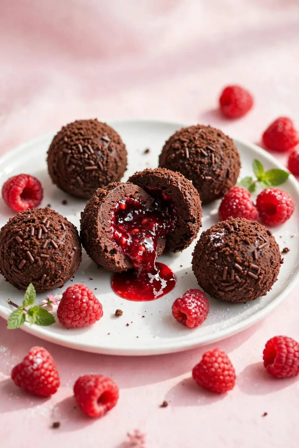 chocolate rum balls 19